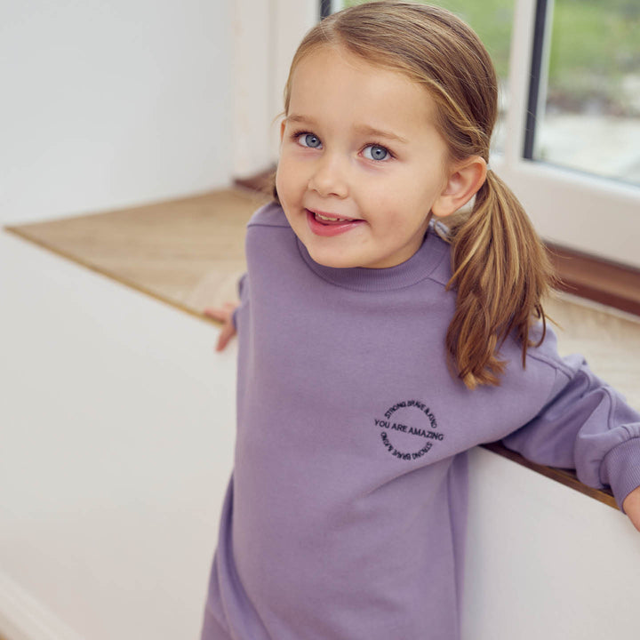 müsli AMAZING sweatshirt L_S Tee Lilac fog 018371202