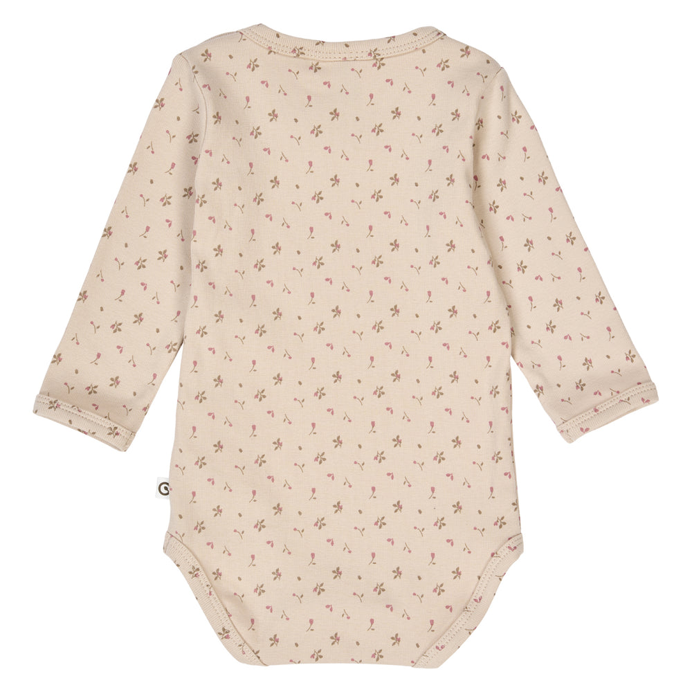 müsli ASTER rib body with floralprint Bodystockings Oak/ Nostalgia rose/ Beige 690000251