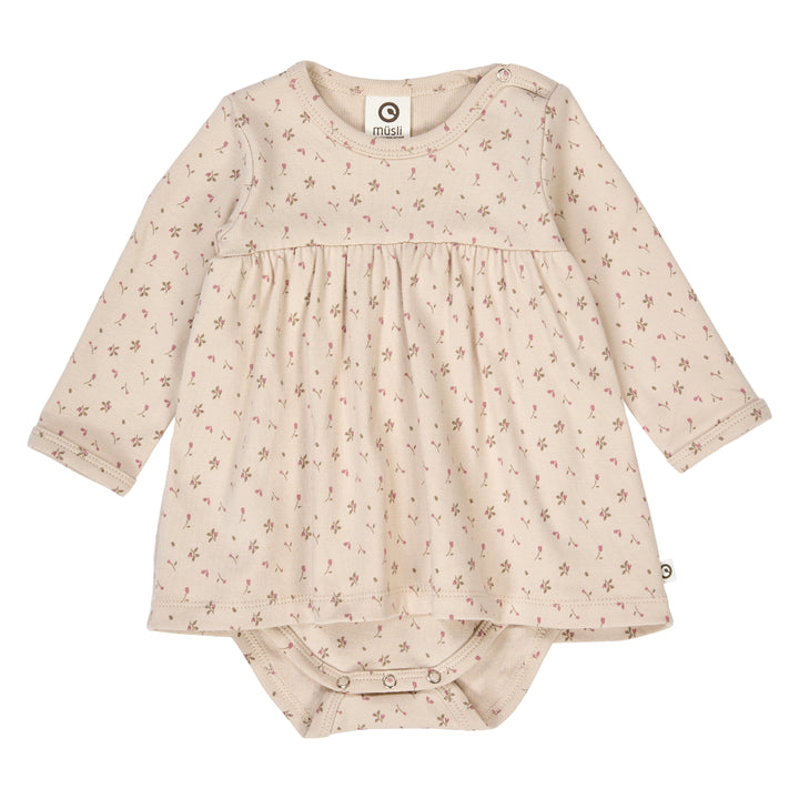 müsli ASTER rib floralprinted dress body Dress Oak/ Nostalgia rose/ Beige 690000251