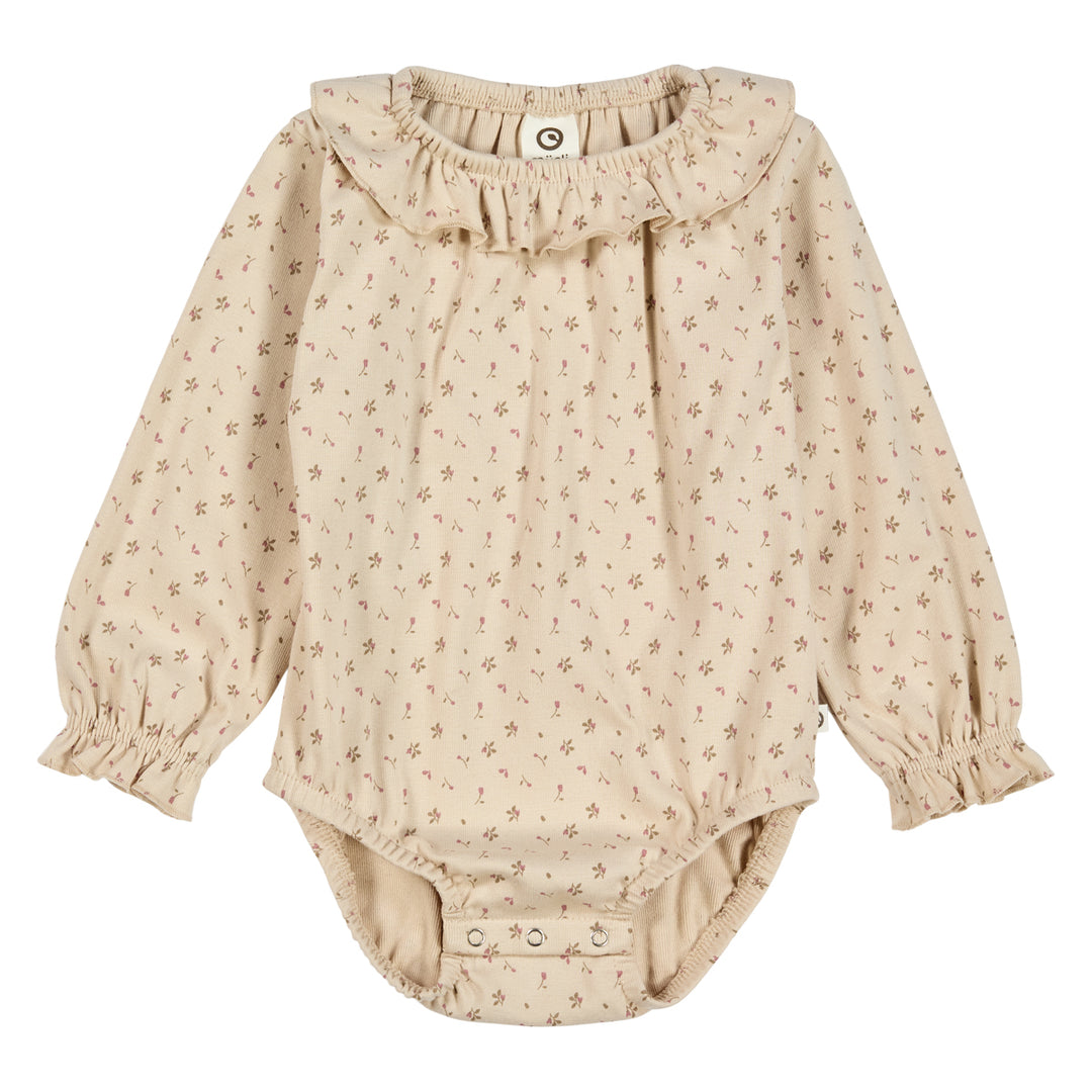 müsli ASTER rib frill collar body Bodystockings Oak/ Nostalgia rose/ Beige 690000251