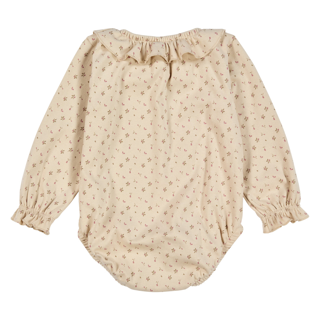 müsli ASTER rib frill collar body Bodystockings Oak/ Nostalgia rose/ Beige 690000251