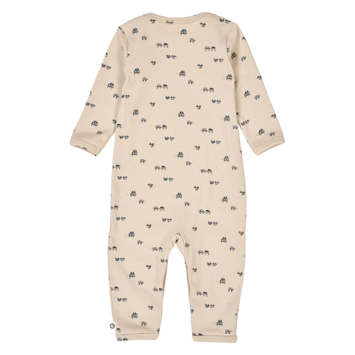 müsli AUTO rib printed bodysuit Bodystockings Oak/ Moss/ Stormy blue 690000262