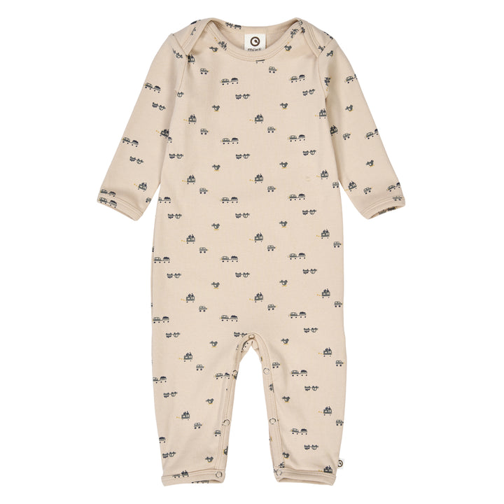 müsli AUTO rib printed bodysuit Bodystockings Oak/ Moss/ Stormy blue 690000262