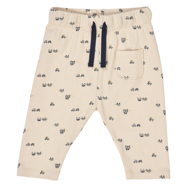 müsli AUTO rib printed pants Pants Oak/ Moss/ Stormy blue 690000262
