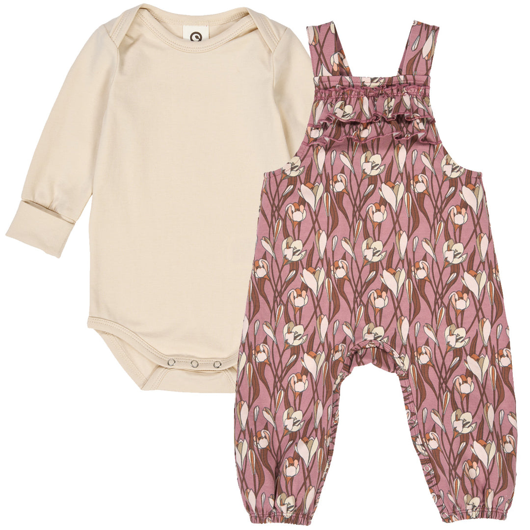 müsli AUTUMN body & overalls set Bodystockings Nostalgia rose/ Root/ Oak 690000272