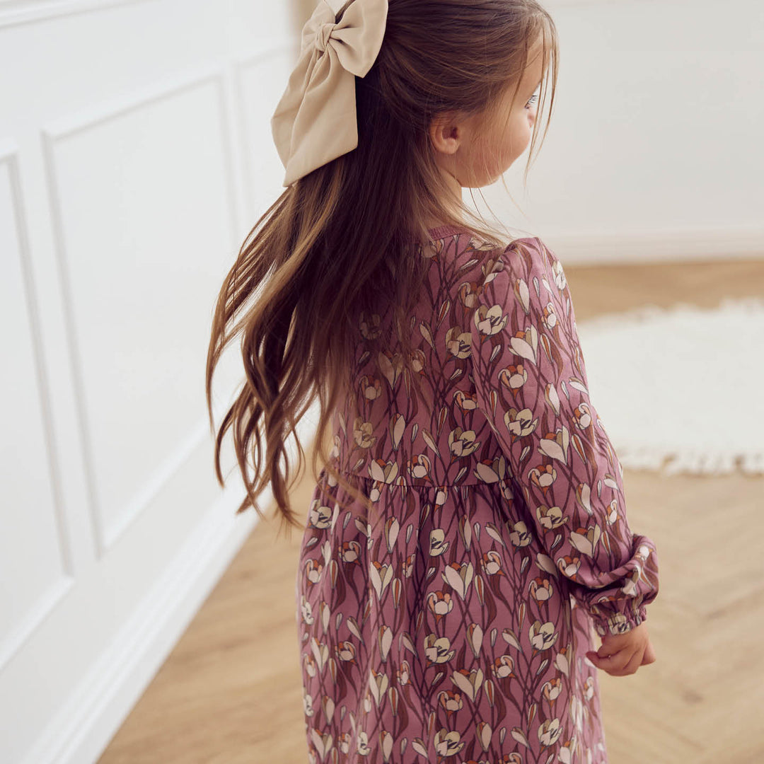 müsli AUTUMN floral printed dress Dress Nostalgia rose/ Root/ Oak 690000272