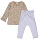 müsli Alyssum Baby Set L_S Tee Walnut/ Oak/ Mauve 690000328