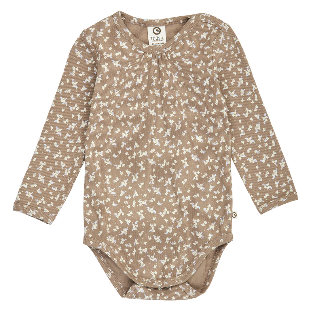 müsli Alyssum L/S Body Bodystockings Walnut/ Oak/ Mauve 690000328