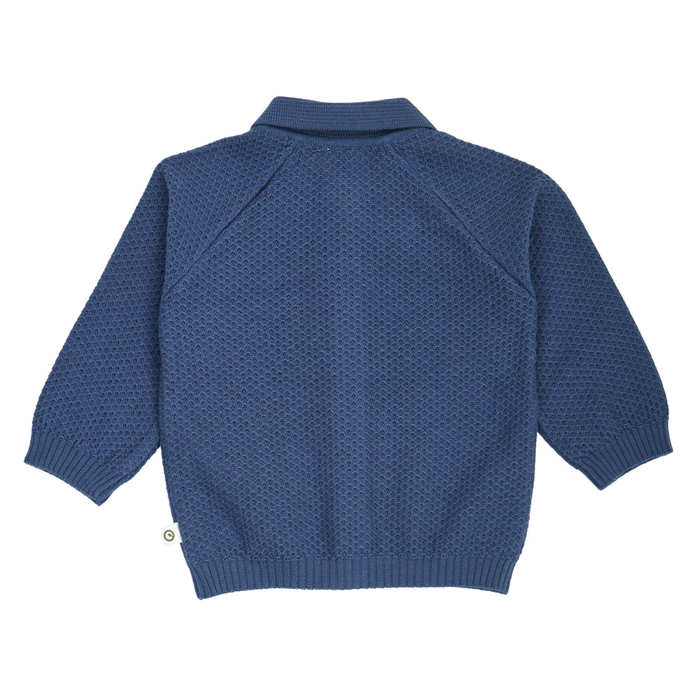 müsli BFF knitted cardigan L_S Tee Navy 019403101