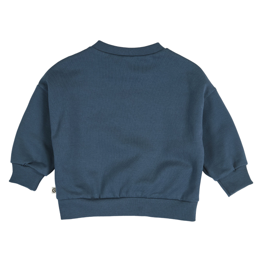 müsli BFF puppie applique sweatshirt L_S Tee Navy 019403101