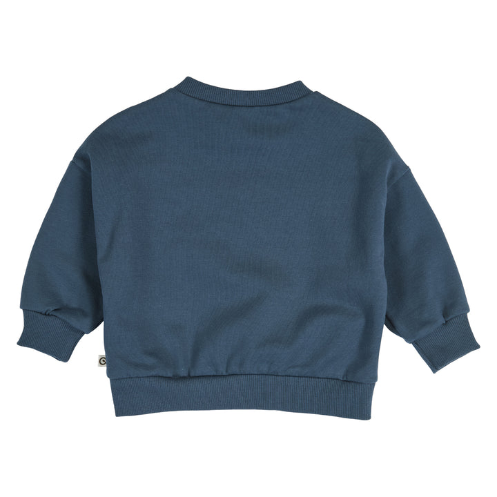 müsli BFF puppie applique sweatshirt L_S Tee Navy 019403101