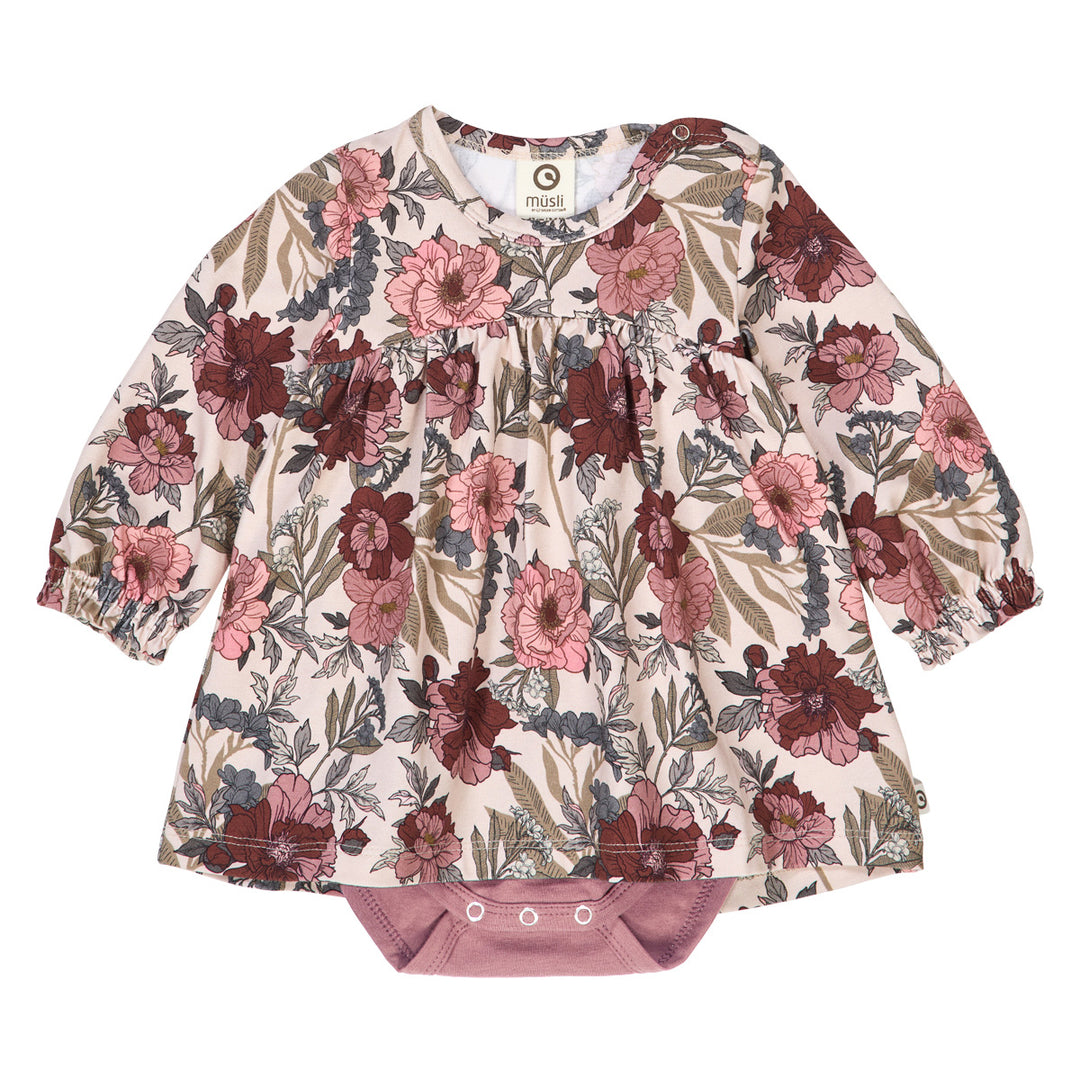 müsli BLISS floral printed dress body Dress Nightingale/ Root/ Nostalgia rose 690000252