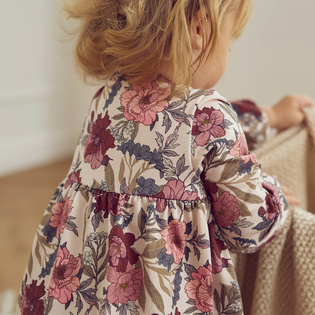 müsli BLISS floral printed dress body Dress Nightingale/ Root/ Nostalgia rose 690000252