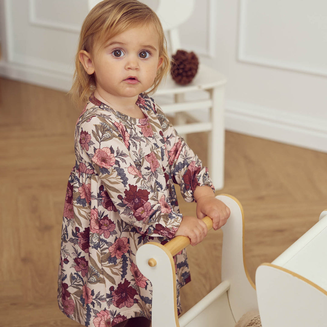 müsli BLISS floral printed dress body Dress Nightingale/ Root/ Nostalgia rose 690000252