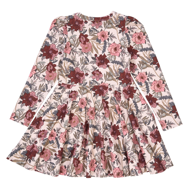 müsli BLISS floral printed swing dress Dress Nightingale/ Root/ Nostalgia rose 690000252