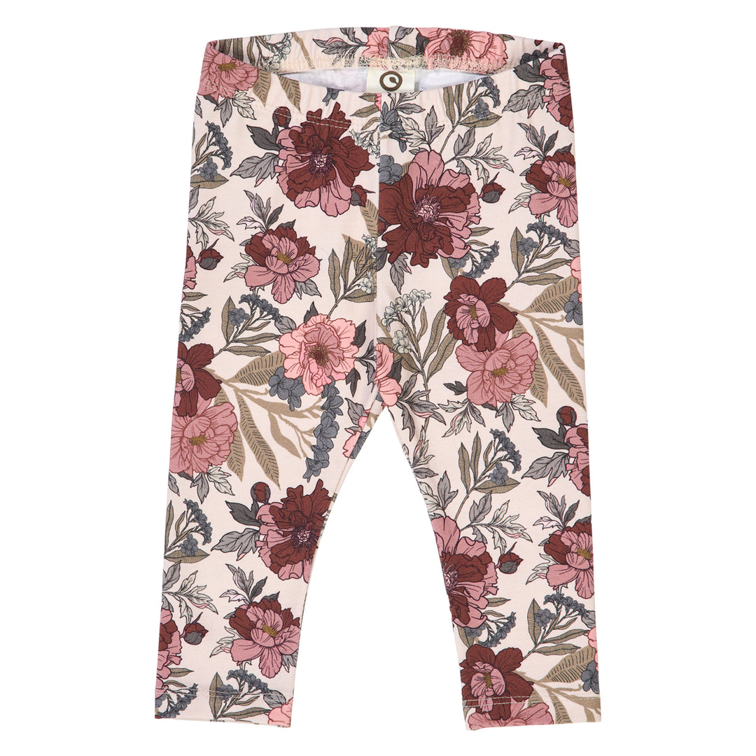 müsli BLISS leggings with floralprint Leggings Nightingale/ Root/ Nostalgia rose 690000252