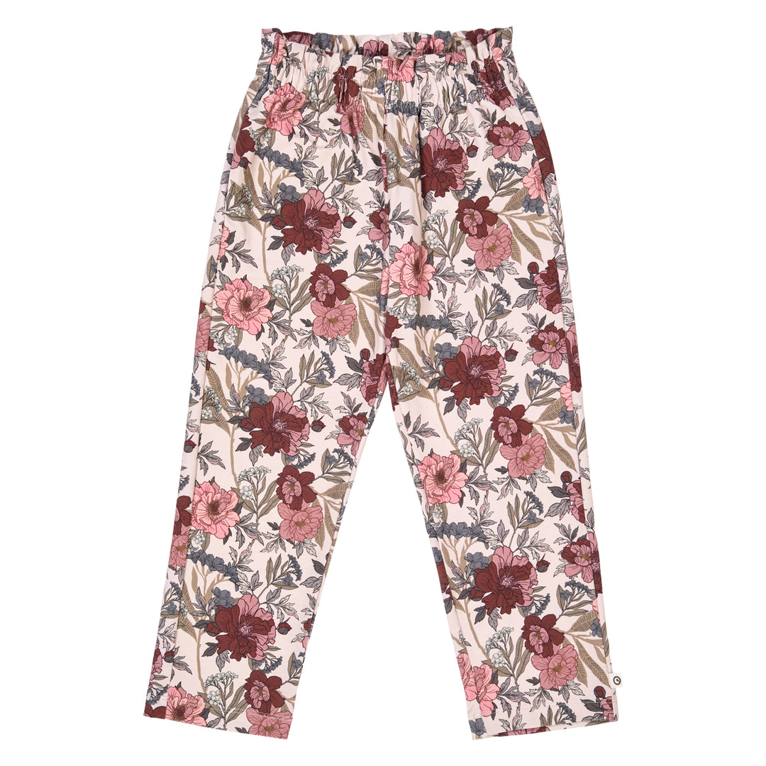 müsli BLISS pants with floralprint Pants Nightingale/ Root/ Nostalgia rose 690000252