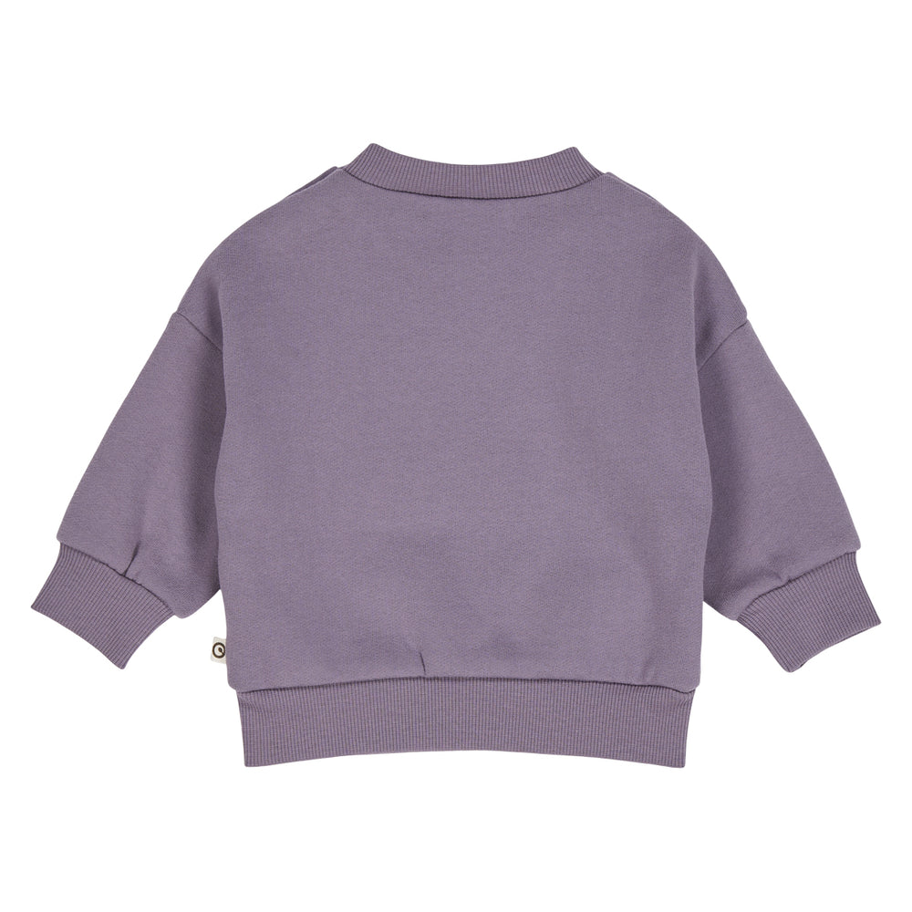 müsli BOW sweatshirt L_S Tee Lilac fog 018371202