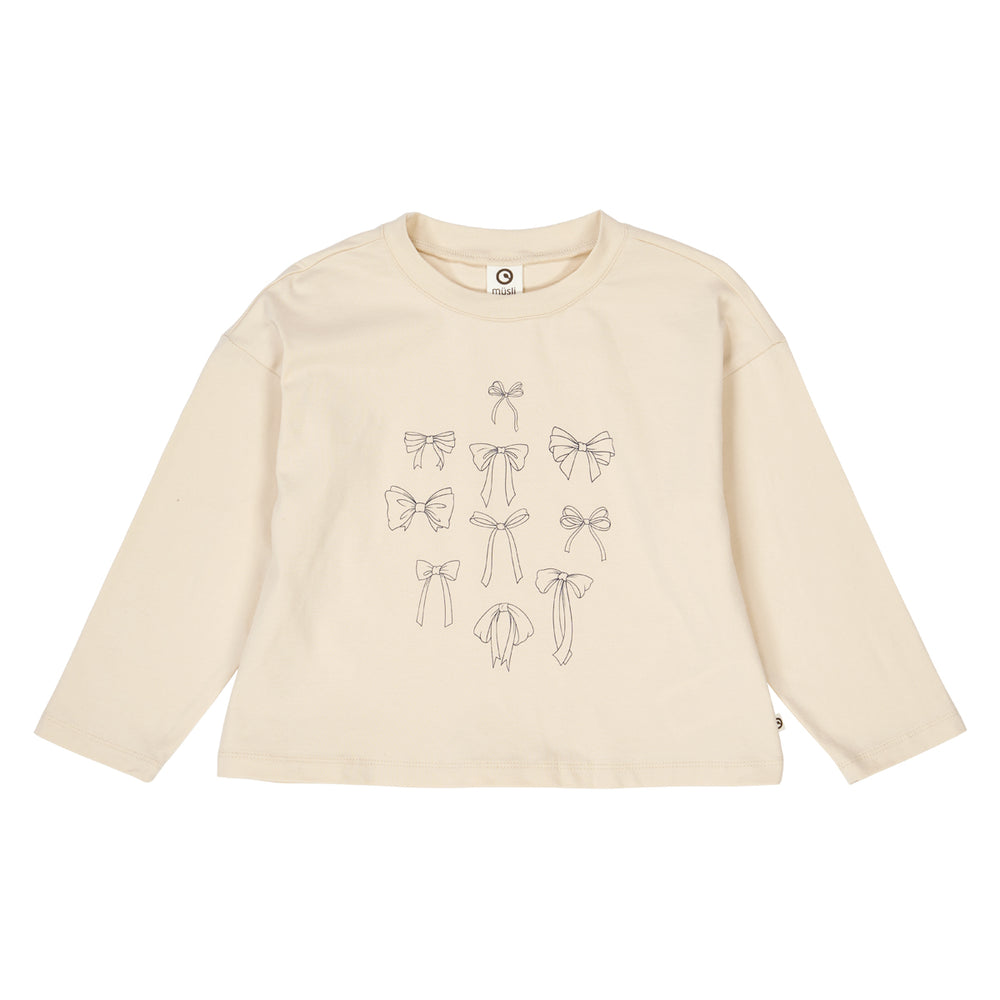 müsli BOW top L_S Tee Oak 013040001