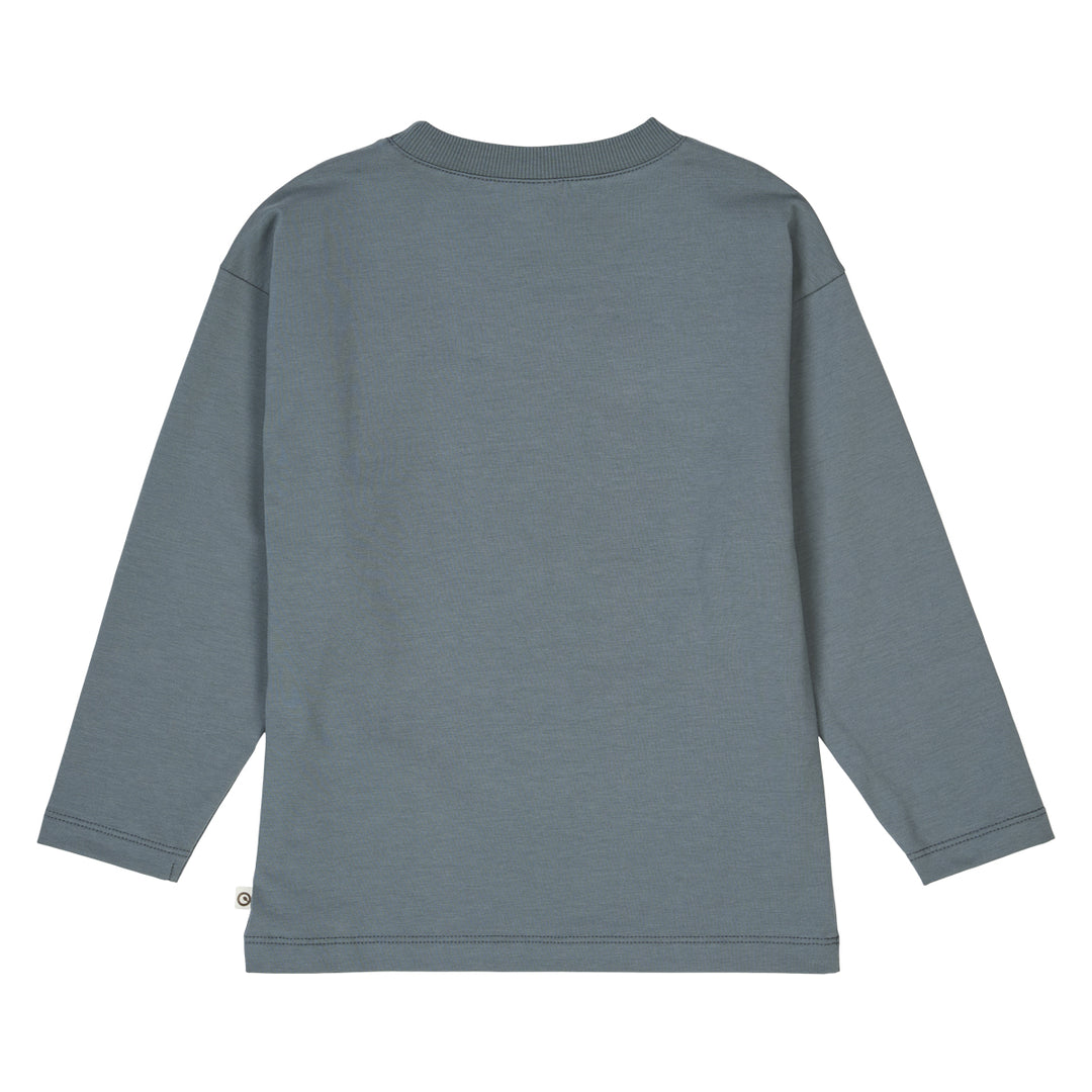 müsli BURGER top L_S Tee Stormy blue 018421402