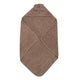 müsli Baby towel with ears in organic cotton 70x70 cm Bathrobes & Towels Walnut 017080802