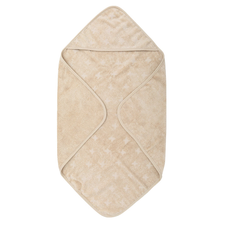 müsli Baby towel with hood in organic cotton 100 x 100 cm Bathrobes & Towels Oat 013040401