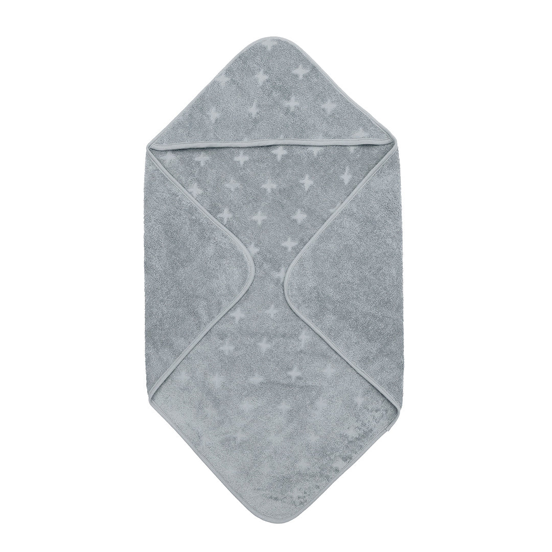 müsli Baby towel with hood in organic cotton 70x70 cm Bathrobes & Towels Jasmin blue 015430501