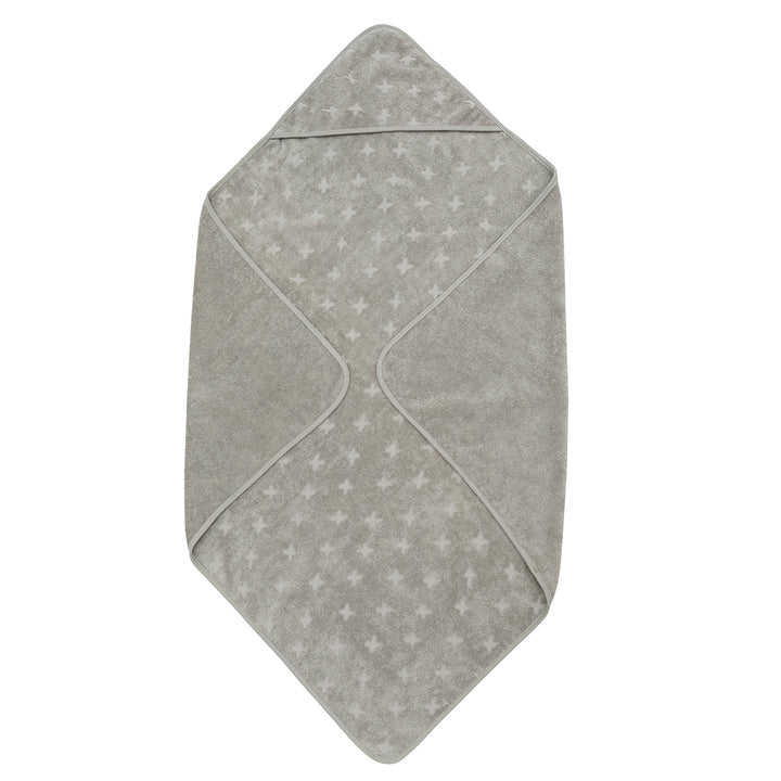müsli Baby towel with hood in organic cotton 70x70 cm Bathrobes & Towels Mineral green 016590401