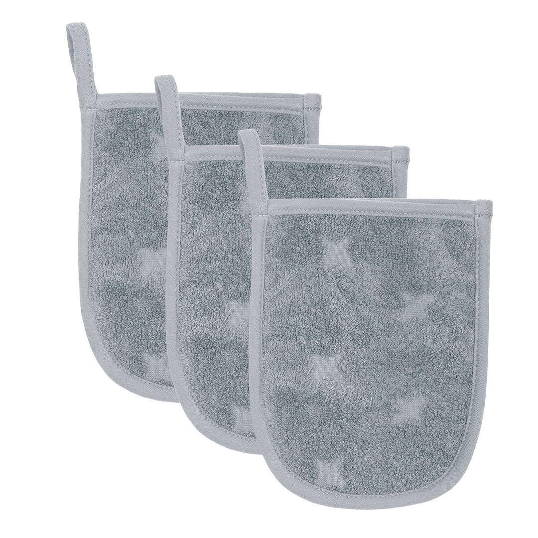 müsli Bath gloves 3-pack Bathrobes & Towels Jasmin blue 015430501