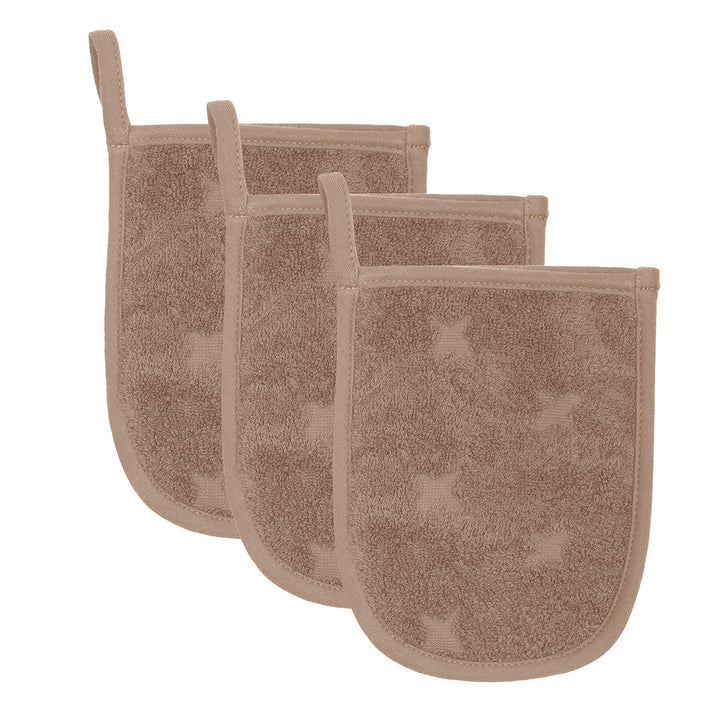 müsli Bath gloves 3-pack Bathrobes & Towels Walnut 017080802