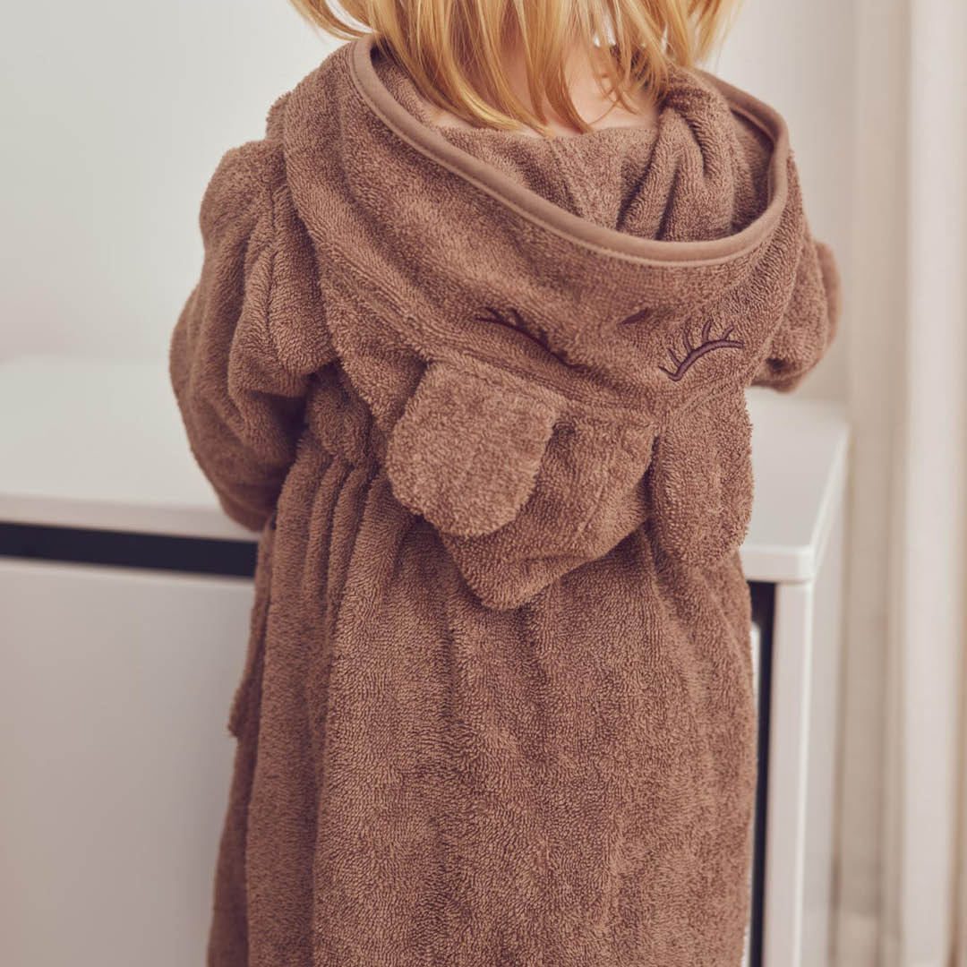 müsli Bathrobe Bear Bathrobes & Towels Walnut 017080802