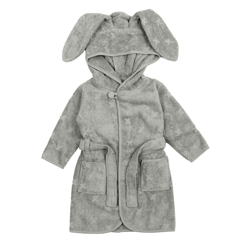 müsli Bathrobe with ears size 80/86-104/110 Bathrobes & Towels Mineral green 016590401