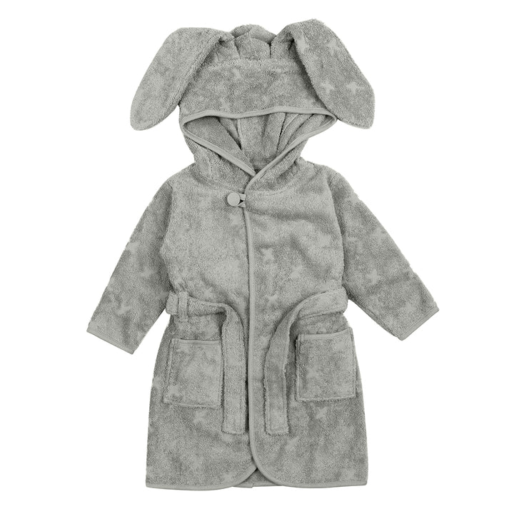müsli Bathrobe with ears size 80/86-104/110 Bathrobes & Towels Mineral green 016590401