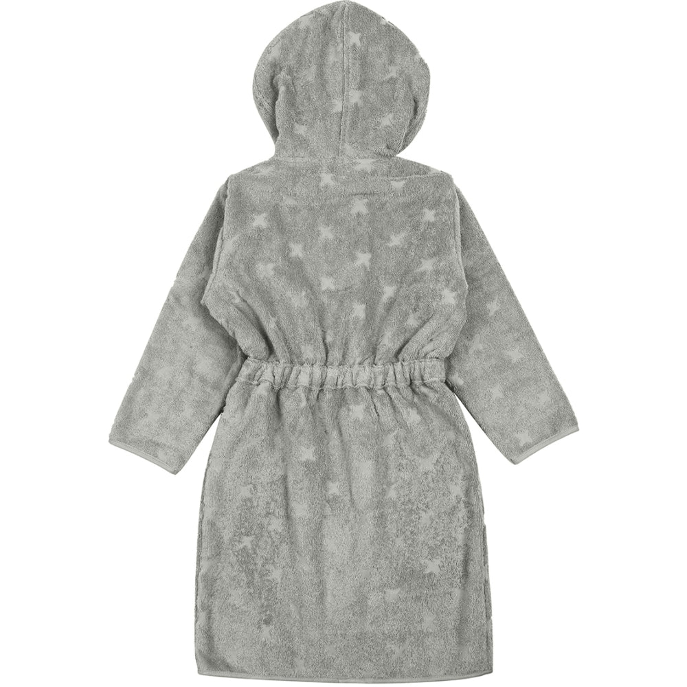 müsli Bathrobe with hood size 116-140 Bathrobes & Towels Mineral green 016590401