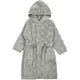 müsli Bathrobe with hood size 116-140 Bathrobes & Towels Mineral green 016590401