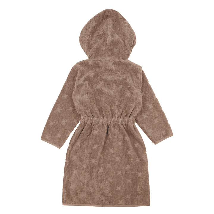 müsli Bathrobe with hood size 116-140 Bathrobes & Towels Walnut 017080802