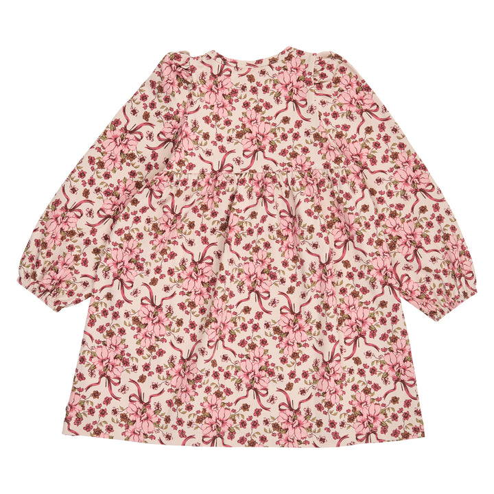 müsli Bouquet Ruffle L/S Dress Dress Oak/ Blush/ Baroque rose 690000330