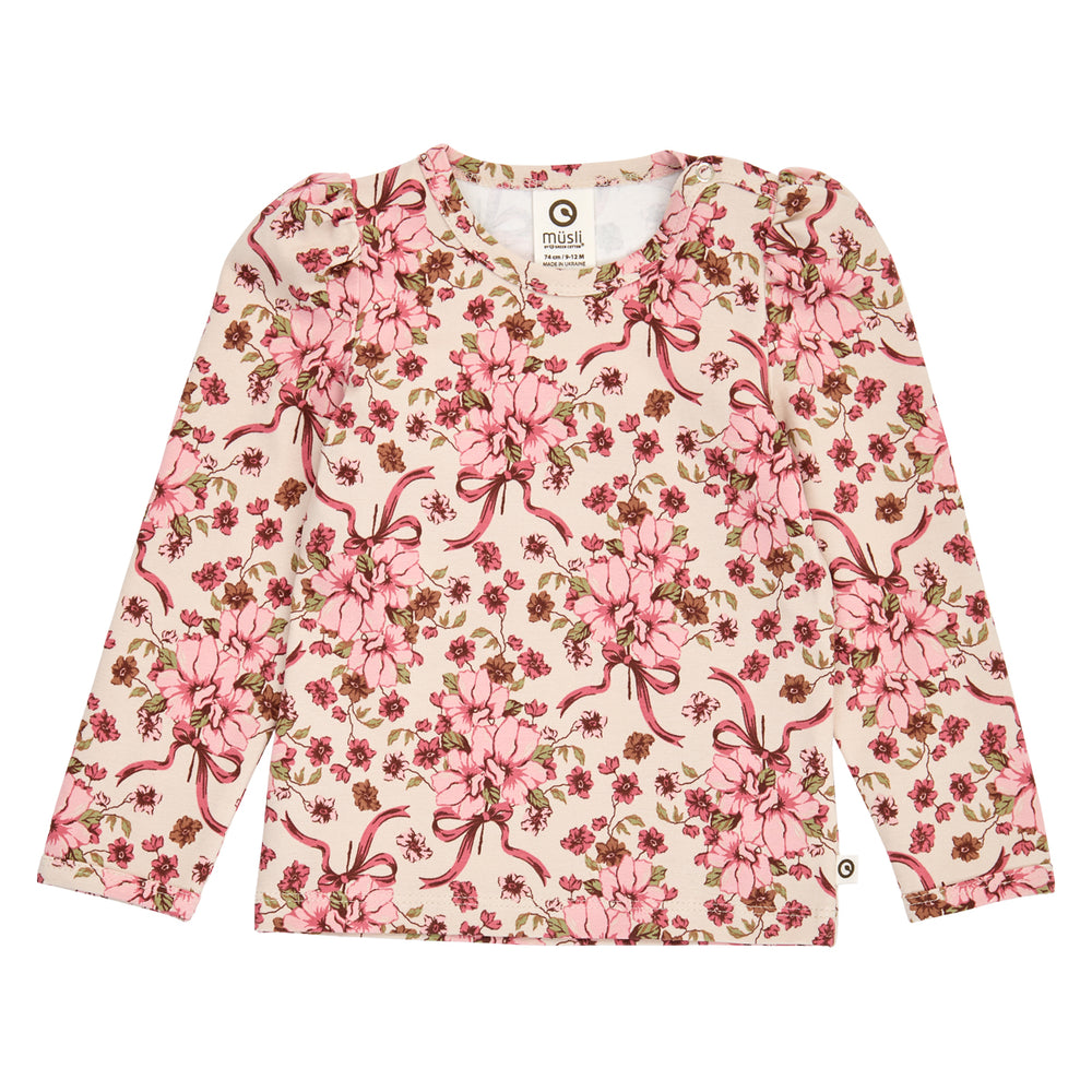 müsli Bouquet Set Baby L_S Tee Oak/ Blush/ Baroque rose 690000330