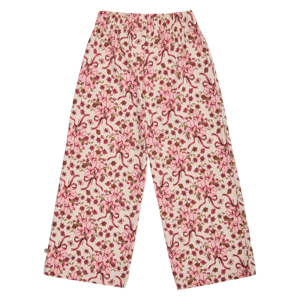 müsli Bouquet Wide Leg Pants Pants Oak/ Blush/ Baroque rose 690000330