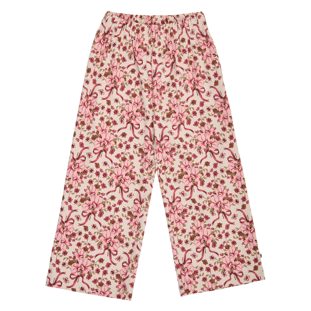 müsli Bouquet Wide Leg Pants Pants Oak/ Blush/ Baroque rose 690000330