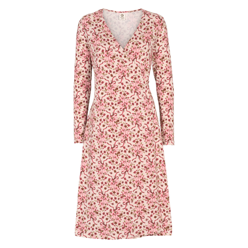 müsli Bouquet Wrapdress Dress Oak/ Blush/ Baroque rose 690000330
