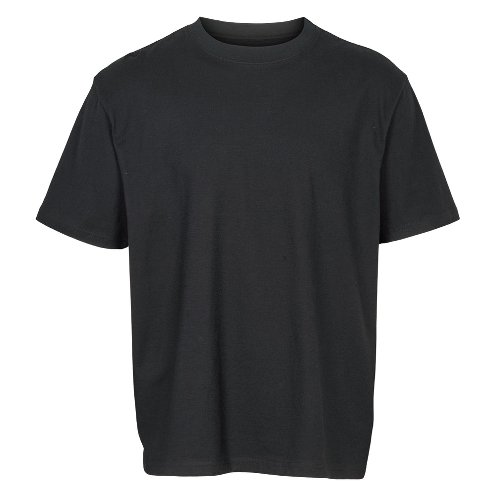 Conservandum Box fit T-shirt with crew neck S_S Tee Black 019400706