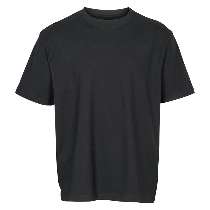 Conservandum Box fit T-shirt with crew neck S_S Tee Black 019400706