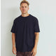 Conservandum Box fit T-shirt with crew neck S_S Tee Black 019400706