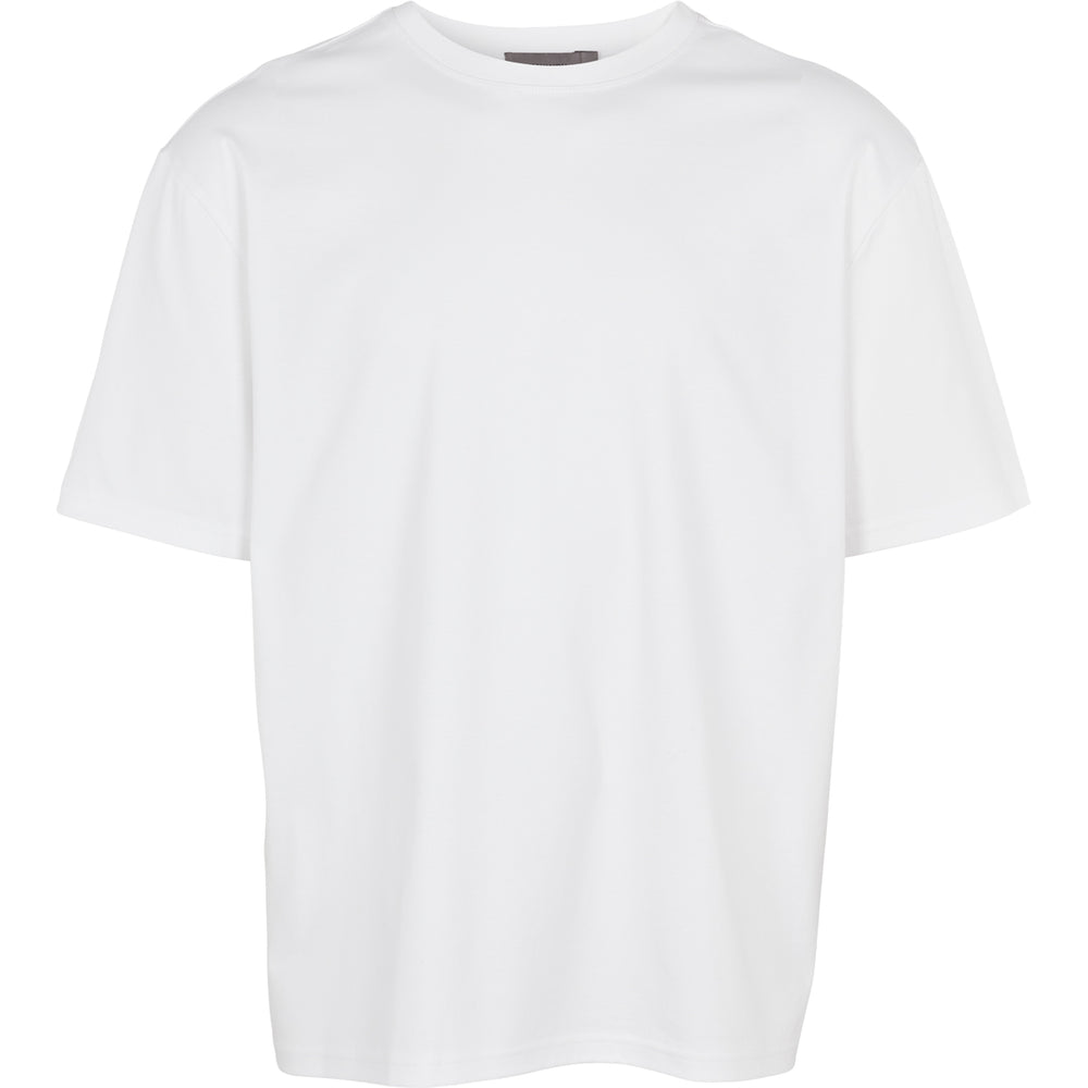 Conservandum Box fit T-shirt with crew neck S_S Tee White 011060102