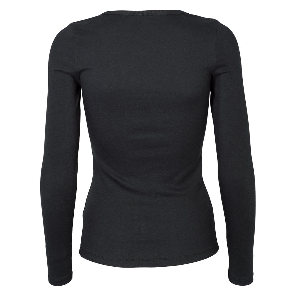 Conservandum CALM RIB button top S_S Tee Black 019400706