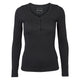 Conservandum CALM RIB button top S_S Tee Black 019400706