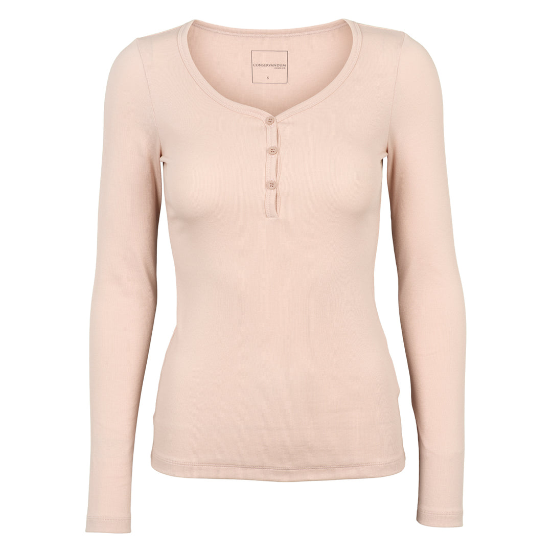 Conservandum CALM RIB button top S_S Tee Nightingale 014380306