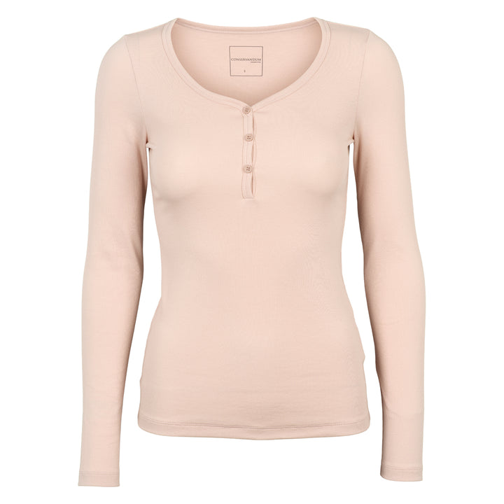 Conservandum CALM RIB button top S_S Tee Nightingale 014380306