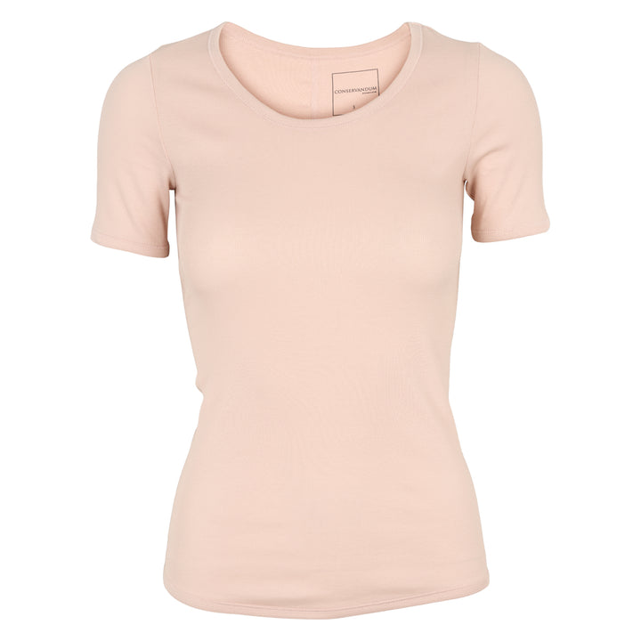 Conservandum CALM RIB short sleeve T-shirt S_S Tee Nightingale 014380306